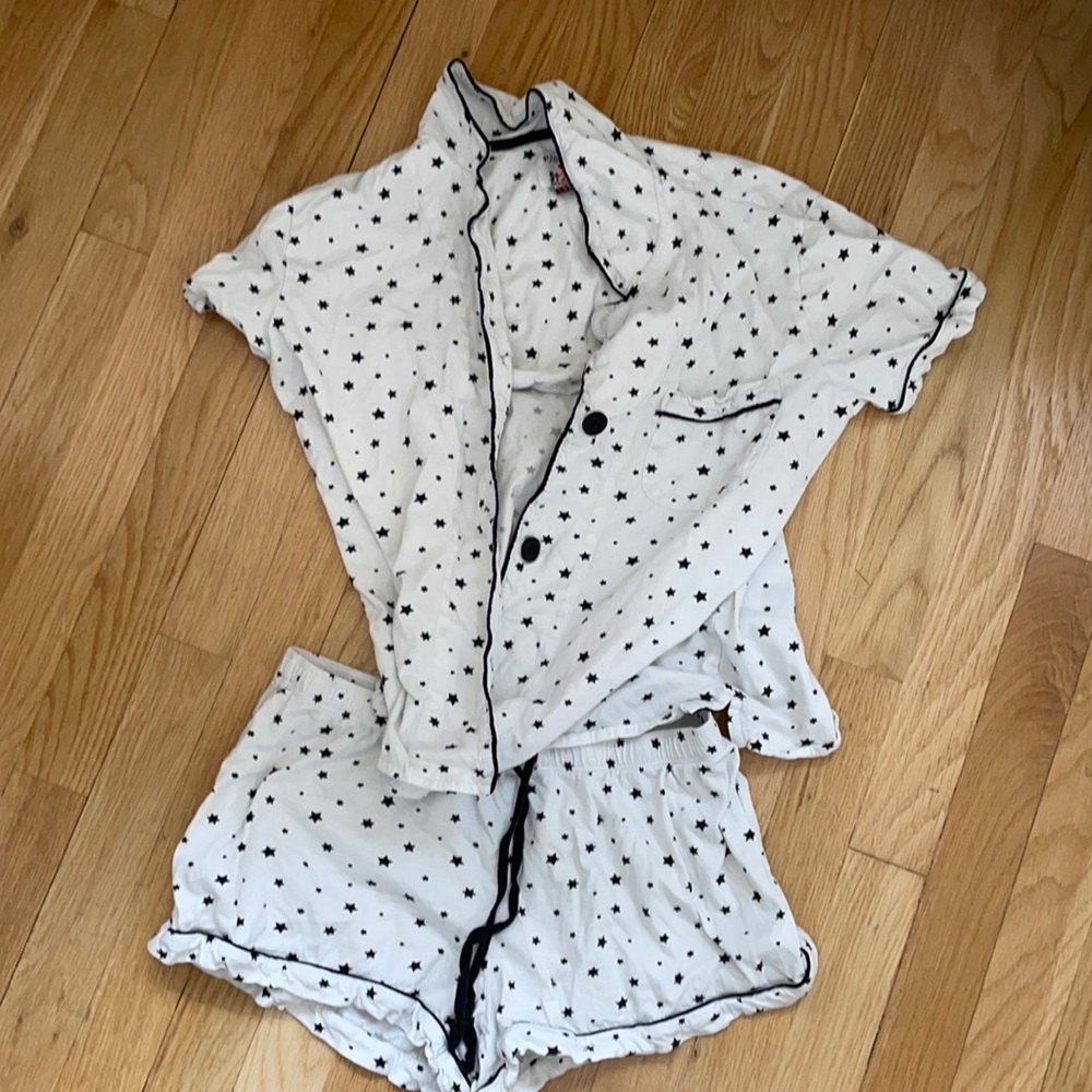 Pj salvage matching tshirt and shorts with star print